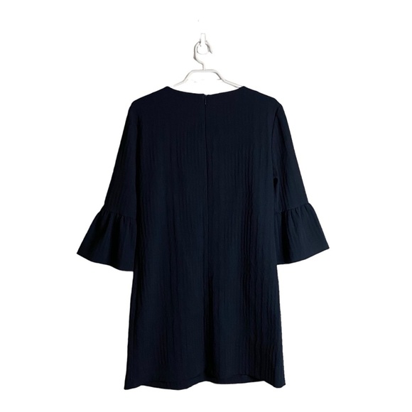 Zara Women's Navy Bell Sleeve Mini Dress - Picture 10 of 10